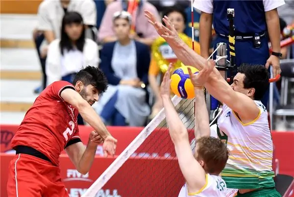 تیم والیبال ایران مقابل استرالیا پیروز شد