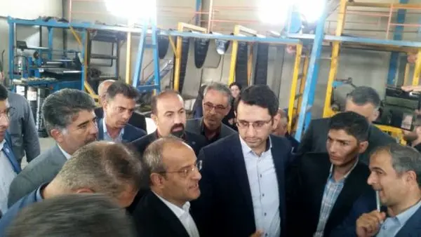 بازدید مدیرعامل بانک توسعه تعاون و معاون تعاون از طرحهای تولیدی استان زنجان