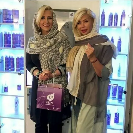 تیپ و ظاهر مرجانه گلچین در مراسم خیریه لیلا بلوکات + عکس