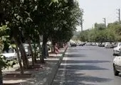 اجرای خط کشی خلاقانه مقابل دبیرستان دخترانه شاهد روشنگر

