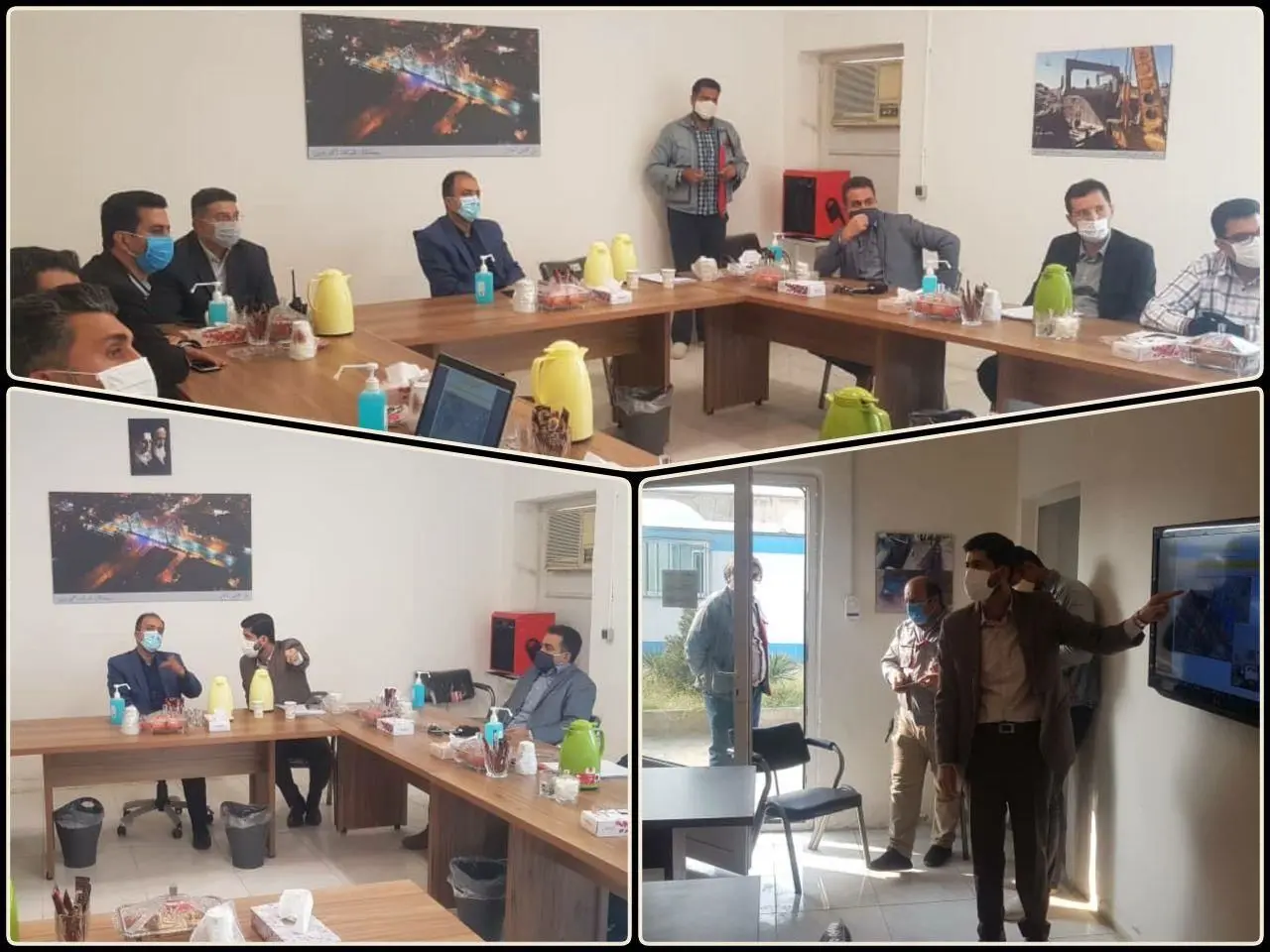  بازدید مدیران شهری منطقه۲۱ از احداث تقاطع زیر گذر فتح باغستان 

