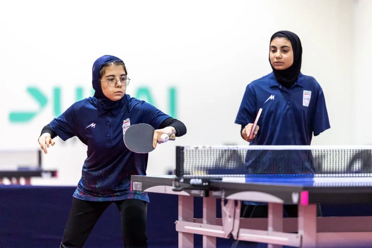 2 مدال برنز برای تیم‌های دوبل دختران و پسران ایران