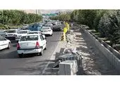 اجرای۳ هزار متر مربع  عملیات اصلاح هندسی در بزرگراه شهید دوران 

