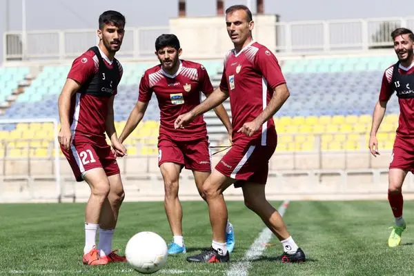 تمرین پرسپولیسی ها در غیاب خلیل‌زاده و نعمتی