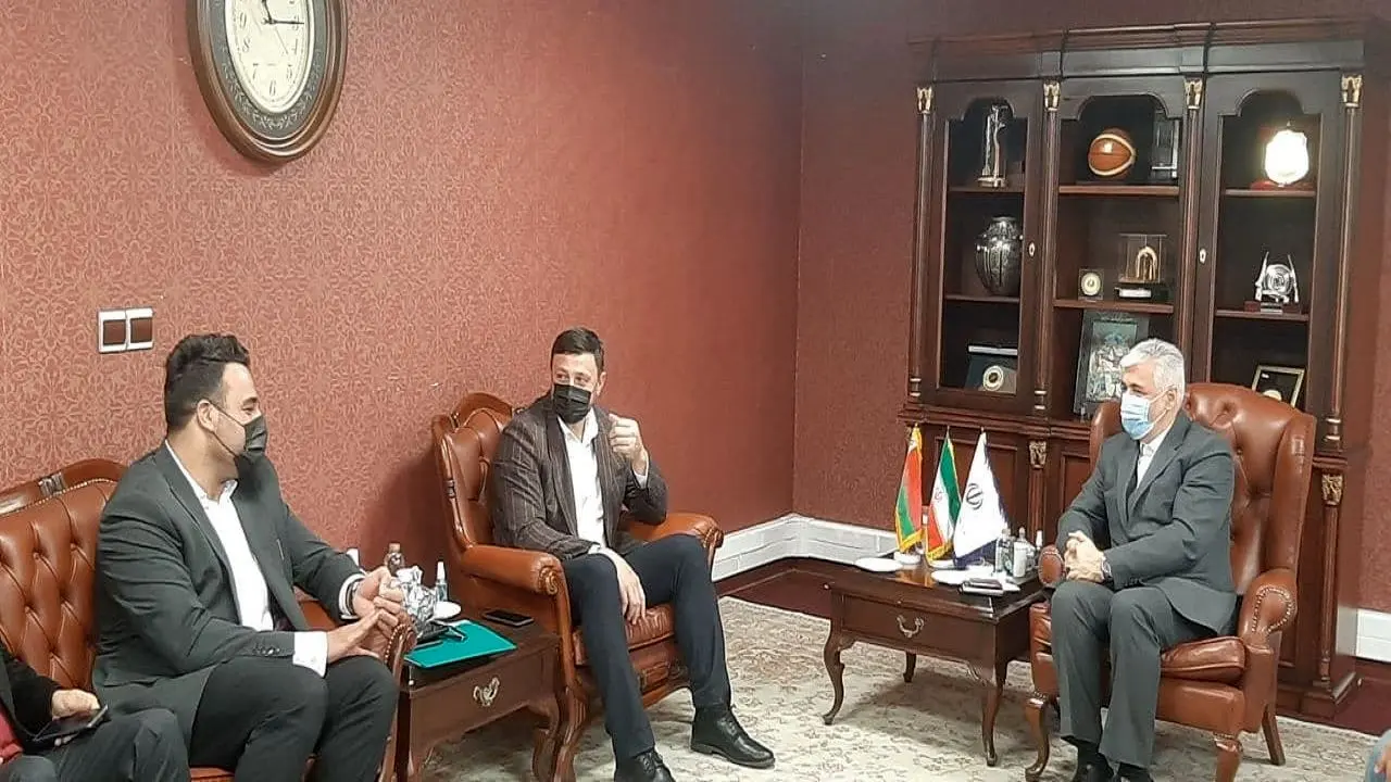 دیدار وزیر ورزش با رئیس فدراسیون دو و میدانی بلاروس