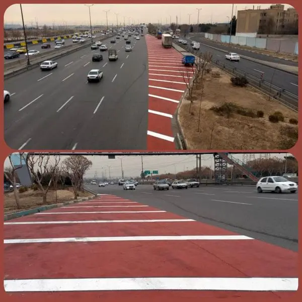 افزایش ایمنی در محور آزادگان با ایجاد توقفگاه اضطراری