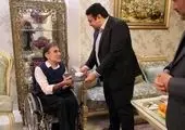 دیدار مدیرعامل بانک ملی ایران با همکار جانباز

