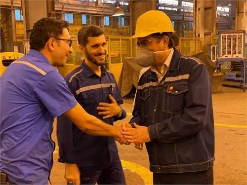 دیدار قائم مقام مدیرعامل در امور ستادی و مسئولیتهای اجتماعی با کارکنان کارگاه مرکزی