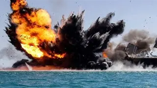 
روایتی از نابودی ناو یک میلیارد دلاری آمریکا توسط مین چندصد دلاری ایران + عکس
