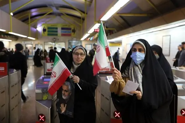 جابهجایی ۴۰ هزار نفر با مترو در روز ۱۲ بهمنماه