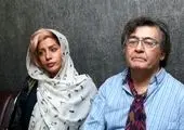 تیپ زرد رنگ همسر جواد عزتی در سینما + عکس
