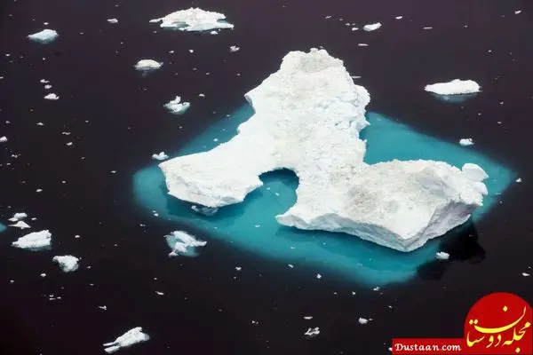 کوه‌ های یخی که تاکنون ندیده‌ اید! + تصاویر