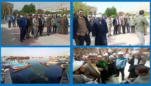 عسلویه، میزبان جهادگران تبیین راویان پیشرفت، عظمت ایران اسلامی را به نظاره نشستند