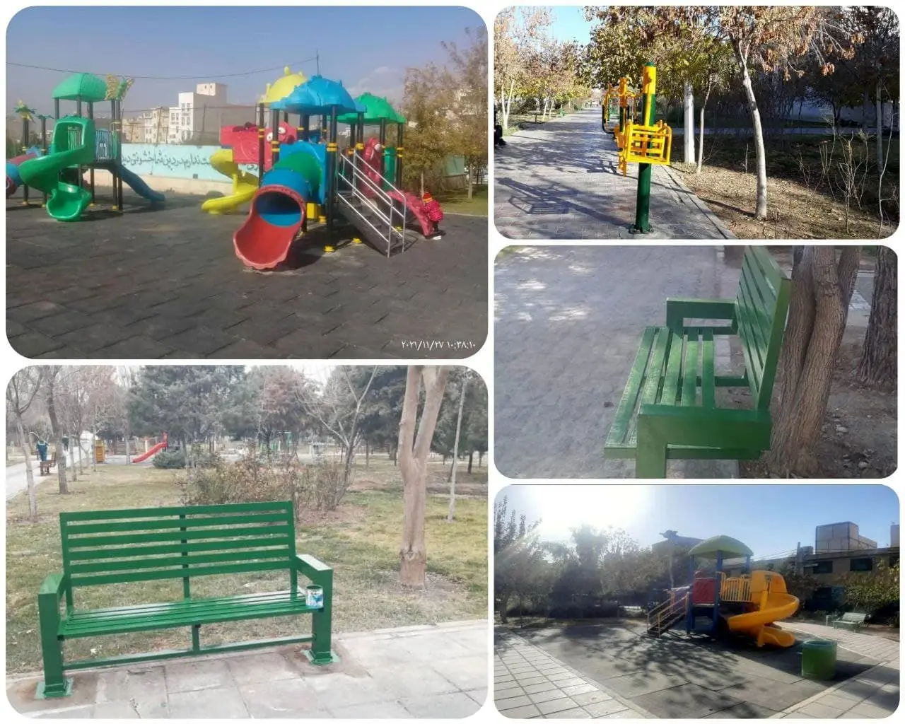 افزایش امکانات و تجهیزات پارکی در 10 بوستان منطقه 15