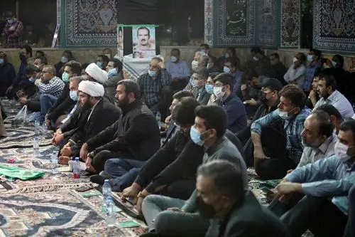 آیین احیاء شب قدر در جوار شهدای گمنام شهرک نفت برگزار شد