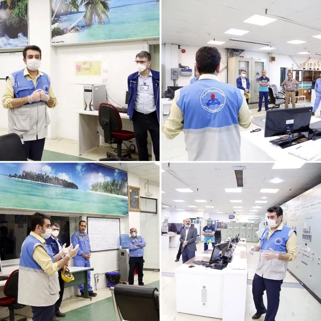 بازدید رئیس سلامت بهداشت و درمان صنعت نفت شهرستان ماهشهر از مجتمع پتروشیمی بندرامام

