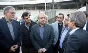 بازدید مسئولان سازمان برنامه و بودجه از پروژه بازسازی ورزشگاه آزادی