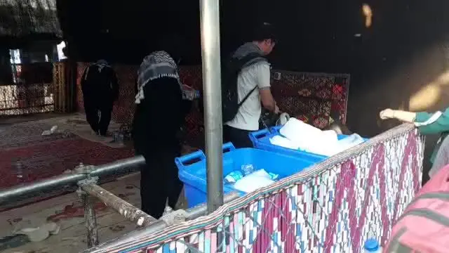  موکب بزرگ شهدای عشایر کشور در مرز بین المللی مهران