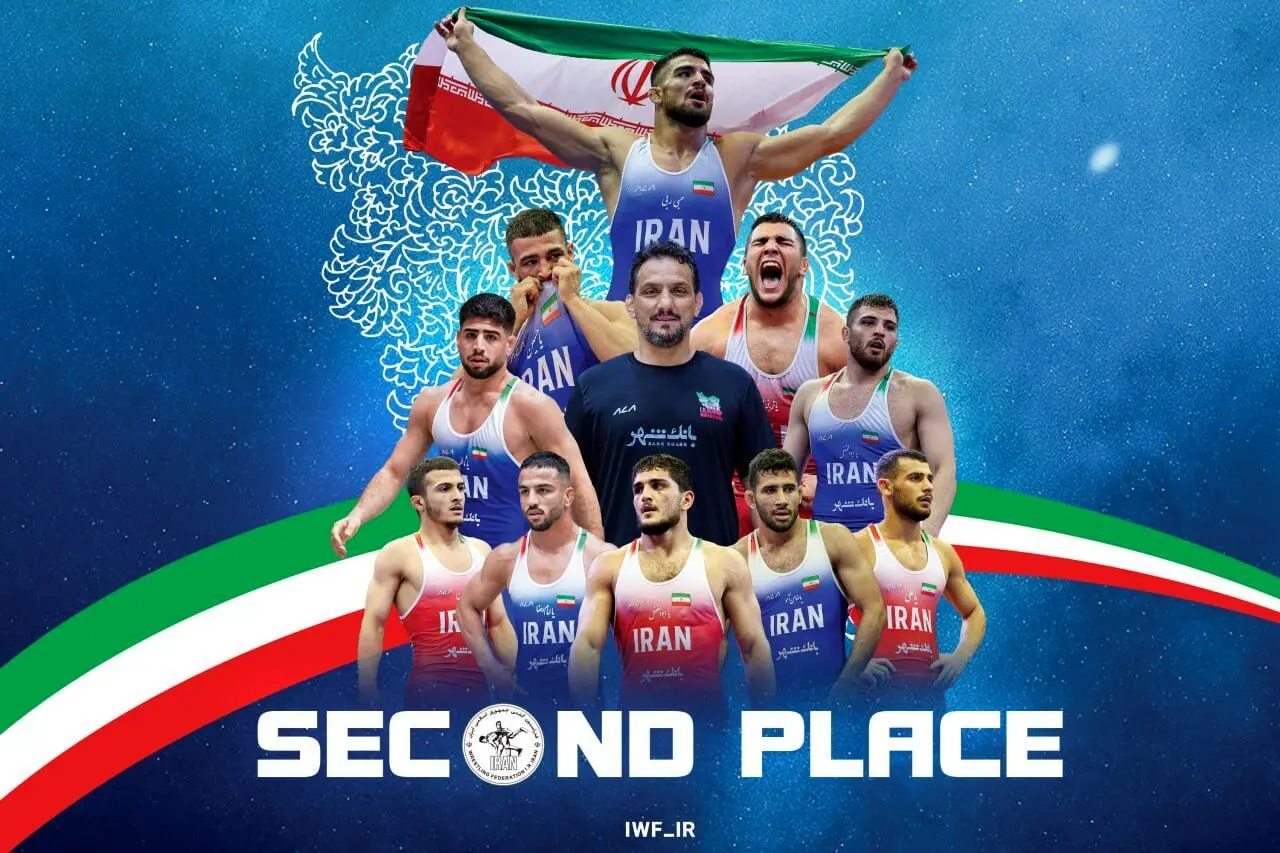 تیم کشتی آزاد امید ایران نایب قهرمان جهان شد