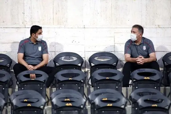 حضور کادر فنی تیم ملی در دیدار فینال جام حذفی