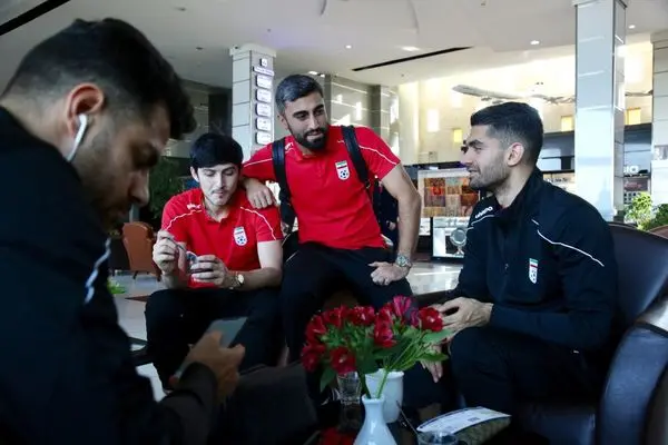 پرواز کاروان تیم ملی فوتبال به اردن