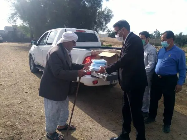 اقلام بهداشتی در روستاهای سیاهمکان توزیع شد