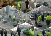 روایتی تصویری از ۱۳ روز خدمت شبانه روزی جهادگران و خُدام الحسین خدمات شهری منطقه ۵ در مهران تپنده ترین مرز زائران حسینی به سوی کربلای معلی