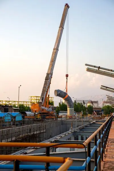 جایگزینی و تعویض لولههای GRP آب دریا توسط مبین انرژی