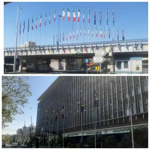 منطقه ۱۲ همزمان با لیالی پرفیض قدر سیاهپوش شد