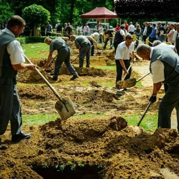 مسابقه قبرکنی +عکس