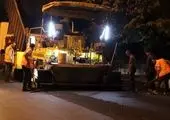 افزایش عملیات پخش آسفالت در معابر منطقه22