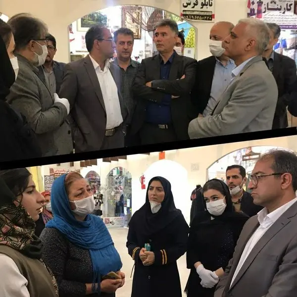 بازدید مدیر عامل شرکت ساماندهی از بازار جنت