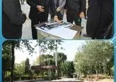 پیشرفت ۴۰ درصدی ساخت المان مقبره شهدای بوستان گلزارمنطقه 15


