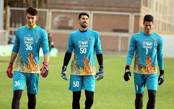 حضور نیازمند درتمرینات سپاهان