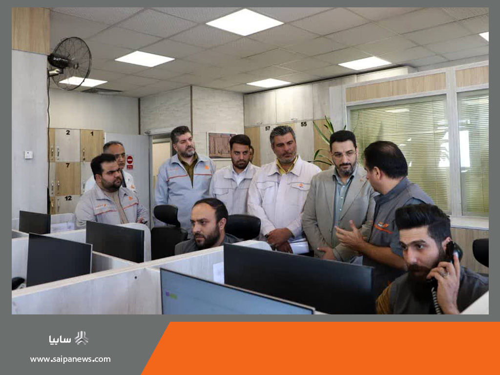 بازدید سرزده مدیر بازرسی گروه سایپا از مرکز تماس امدادخودروسایپا

