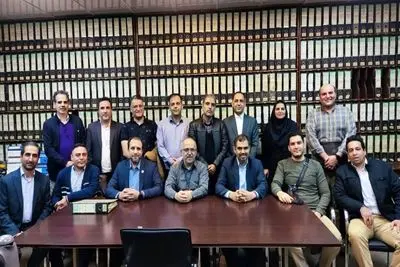 بازدید اعضای شورای بازرسی و حفاظت فنی نفت مرکزی از سامانه بازرسی پالایشگاه آبادان