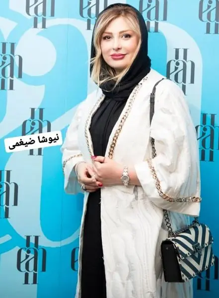 شکل و شمایل جدید نیوشا ضیغمی پس از زایمان در یک مراسم+عکس