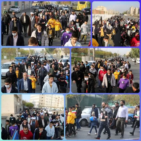  برپایی همایش خانوادگی پیاده روی در محلات منطقه۱۵

