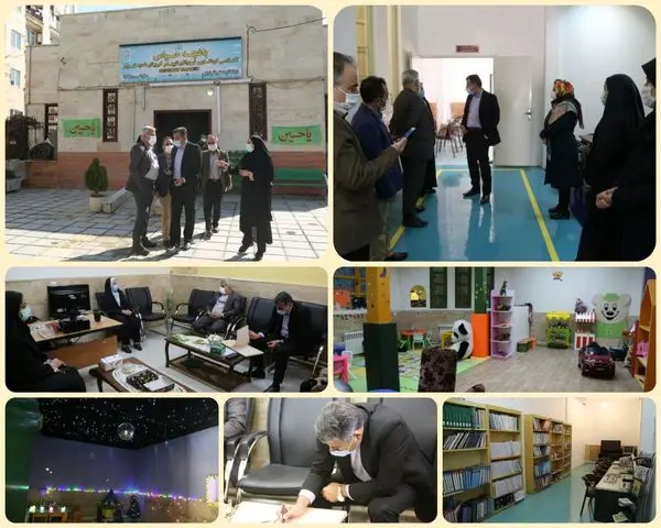 بازدید شهردار منطقه ۱۵ از باغچه حواس