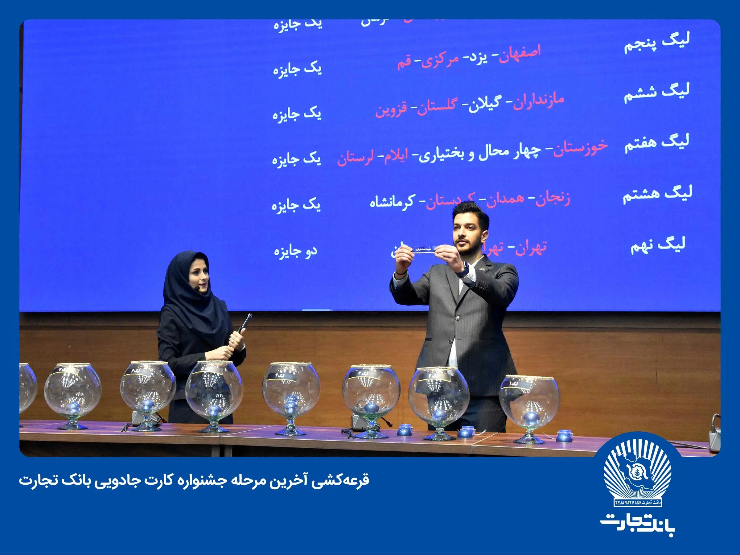 برندگان آخرین مرحله قرعه‌کشی جشنواره کارت جادویی بانک تجارت مشخص شدند

