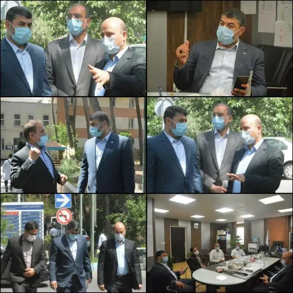 بازدید شهردار ناحیه دو از مجتمع بیمارستانی حضرت امام خمینی (ره)