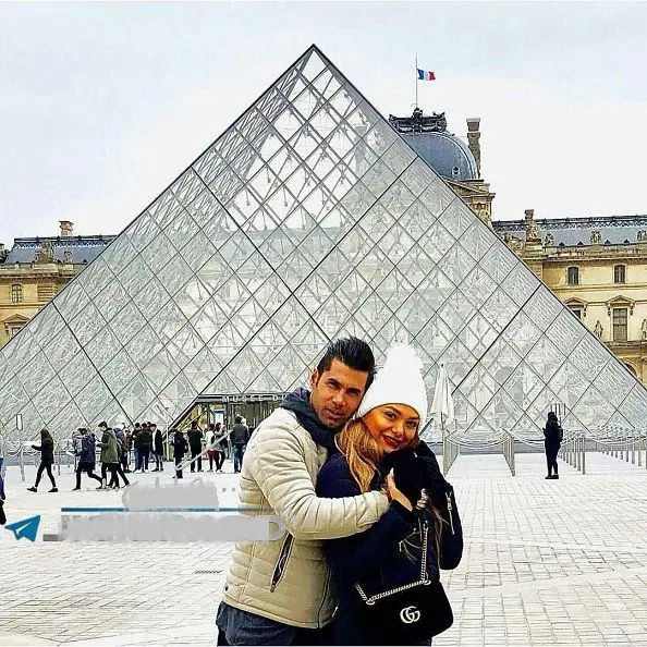 تیپ جدید فوتبالیست مشهور و همسر مدلش در خارج از ایران+عکس