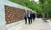 دیواره خطرساز انتهای خیابان فروردین در درکه ایمن سازی شد 