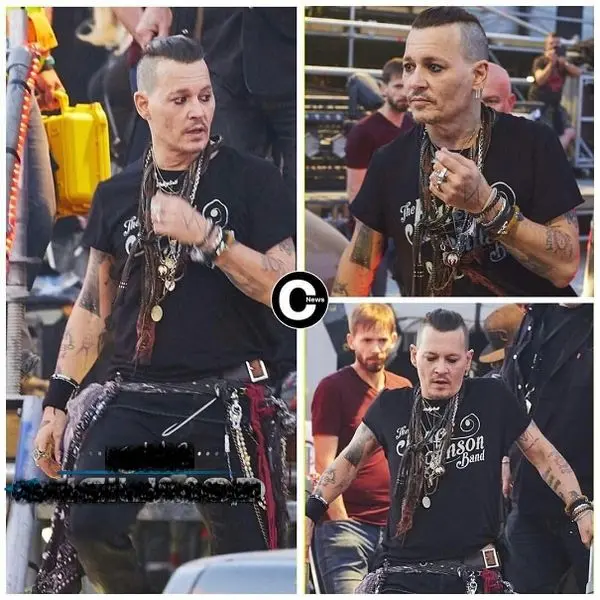 ظاهر جانی دپ 55 ساله در آمریکا+عکس