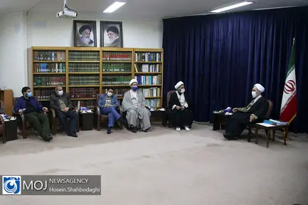 دیدار معاون نهضت سوادآموزی استان قم با رییس حوزه های علمیه کشور