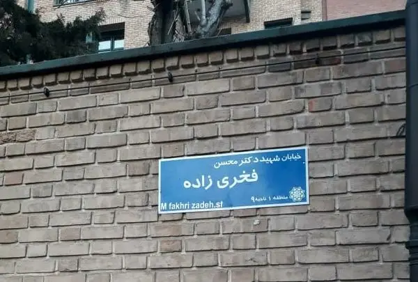 تغییر نام خیابان صنایع به شهید فخری زاده مایه افتخار و مباهات منطقه یک است

