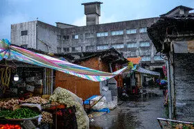 هوای پاییزی با باران و گرد و خاک در نقاط مختلف ایران