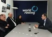 امضای دیوار المپیک توسط ناهید کیانی در لوزان سوئیس