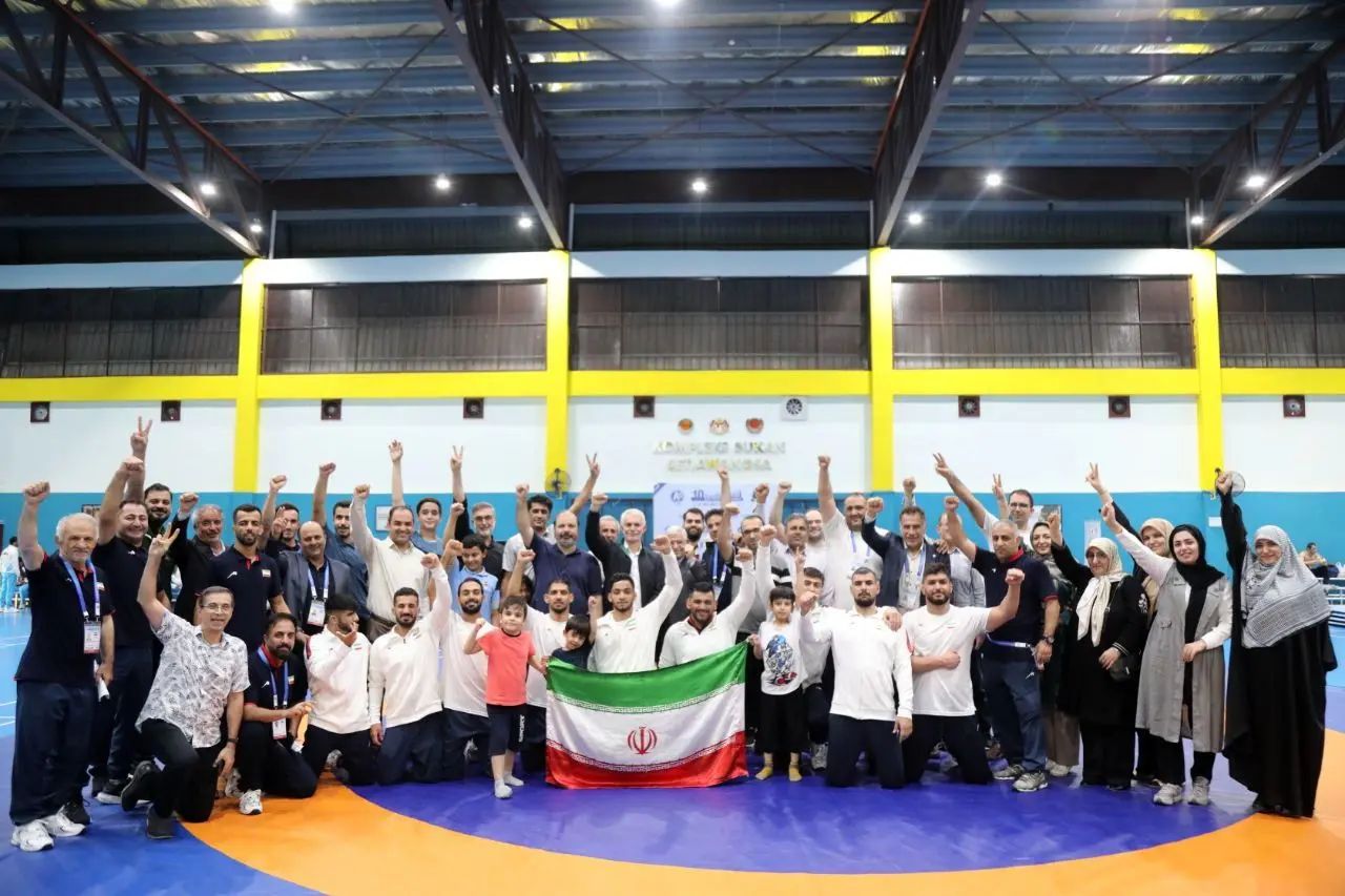 تیم ملی کشتی آزاد ایران قهرمان بازی‌های آسیایی ناشنوایان شد