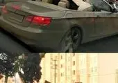 حمل‌ اثاث با خودروی میلیاردی در خیابان های تهران! +عکس